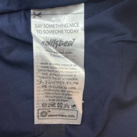 EDIKTED (NORDSTROM) SABRINA Y2K RETRO PARTY SEQUIN LOW-RISE MINI SKIRT SIZE XL - Picture 6 of 8